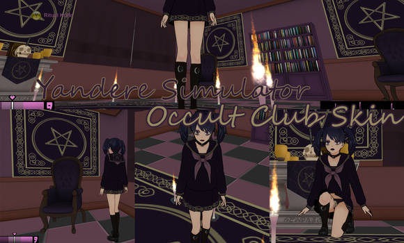 Yandere Simulator Occult Club Skin