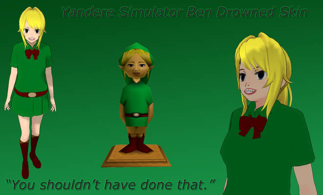 LOZ Majora's Mask Ben Drowned YS skin