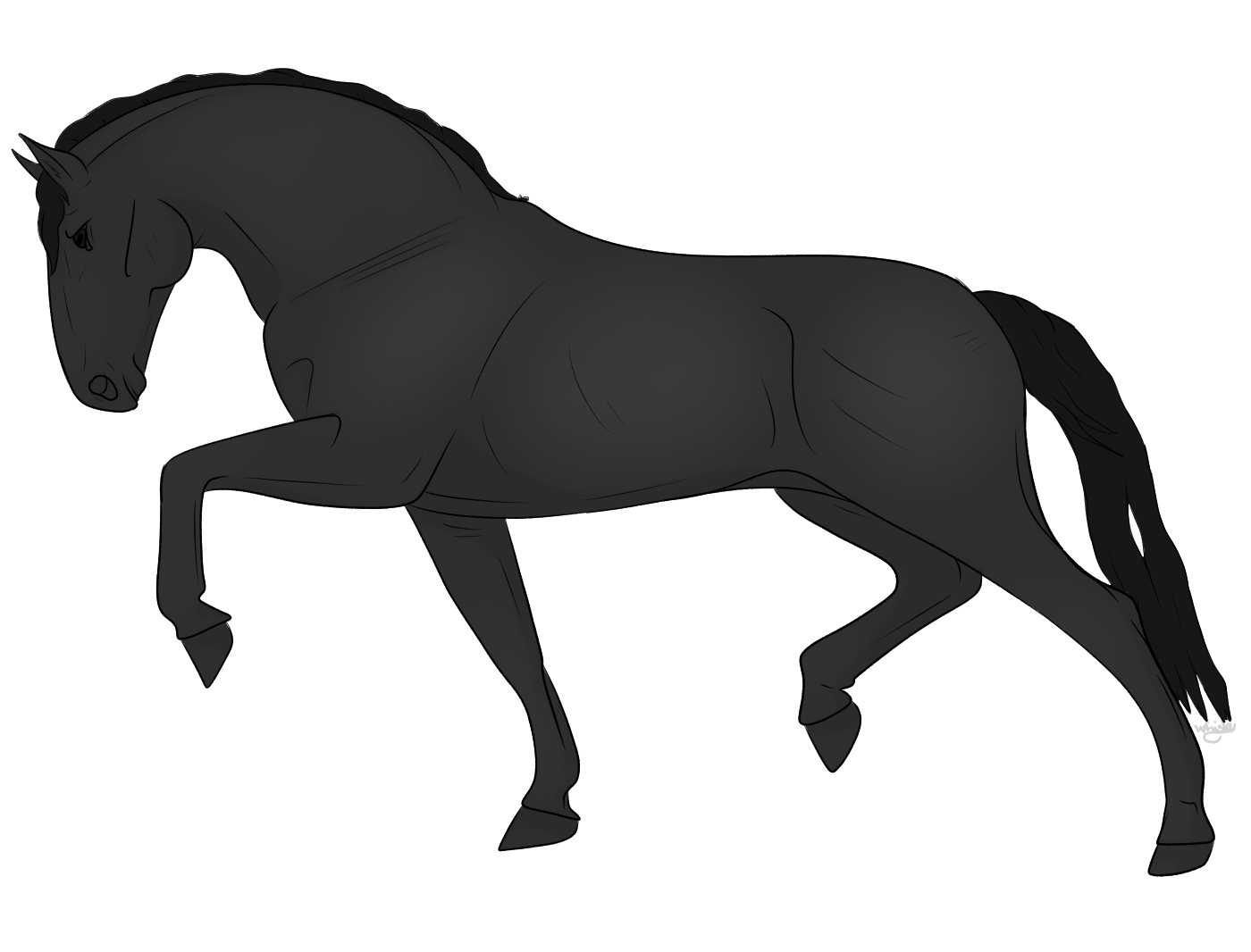 horse base F2U by WhiskyAndCigars on DeviantArt