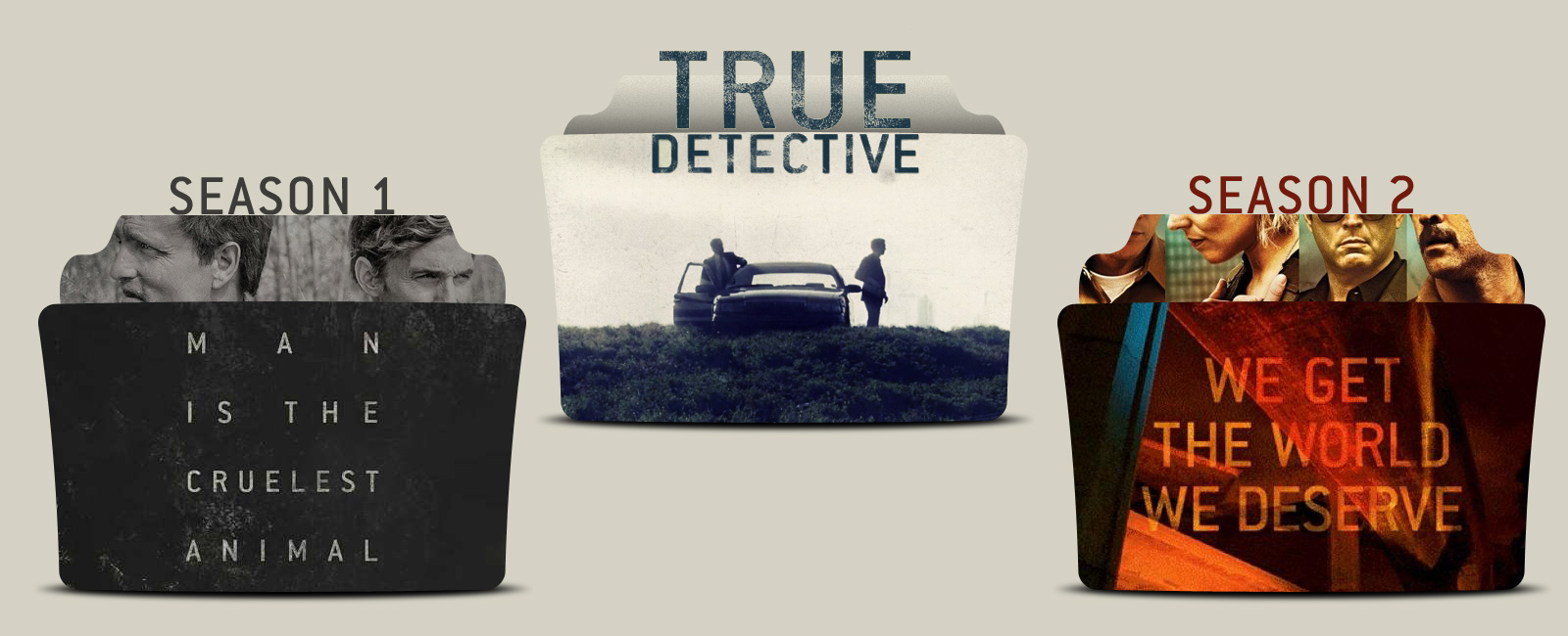 True Detective Folder Icons