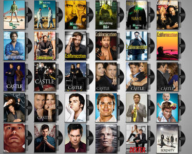 DVD Folder Icons for TV Shows Set#1