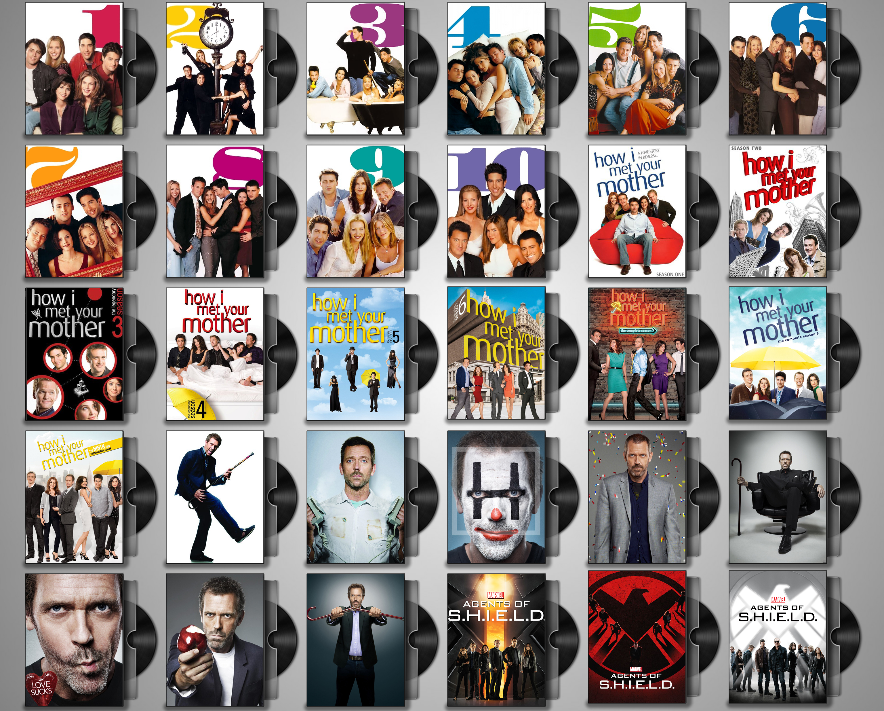 DVD Folder Icons for TV Shows Set#2