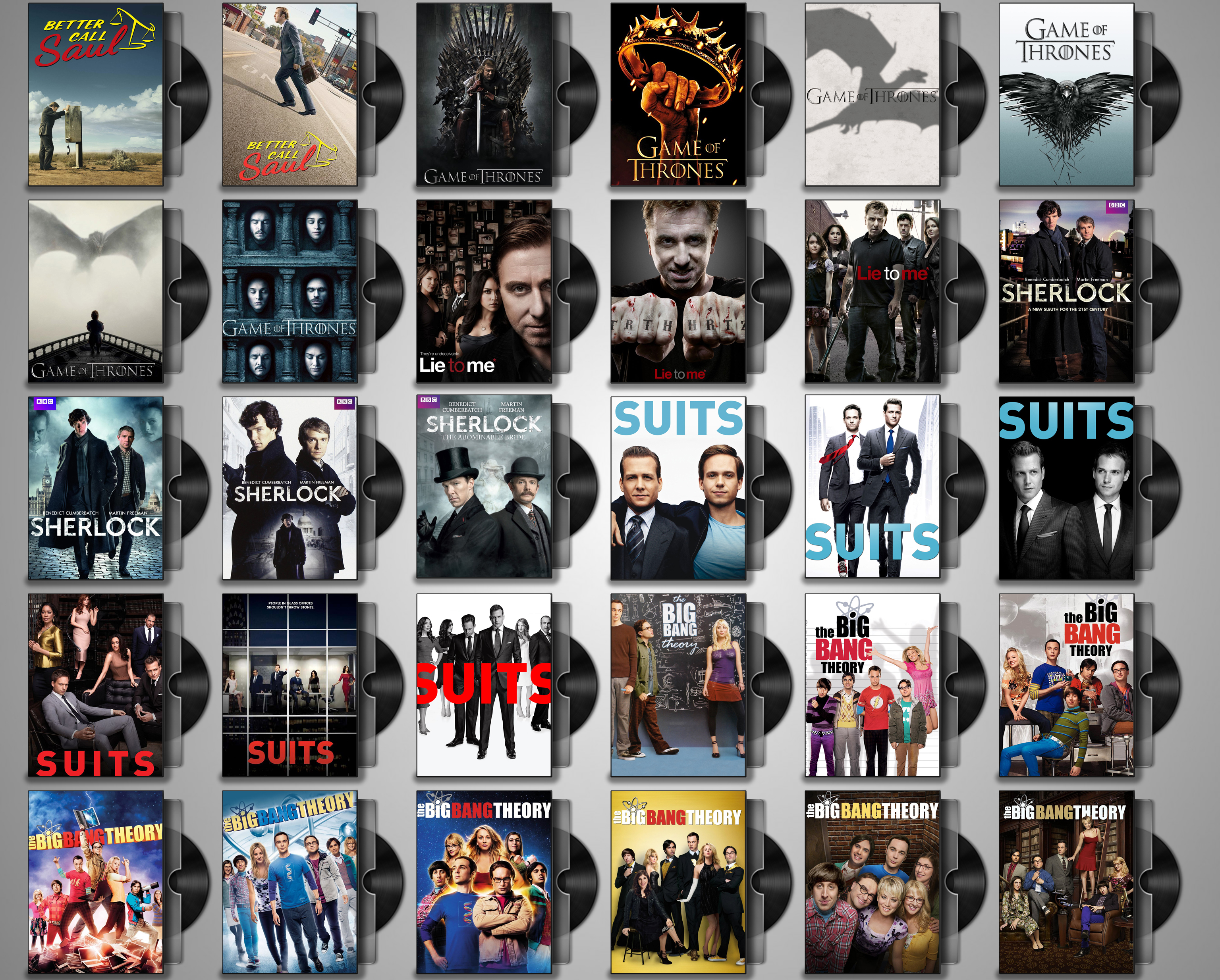 DVD Folder Icons for TV Shows Set#3