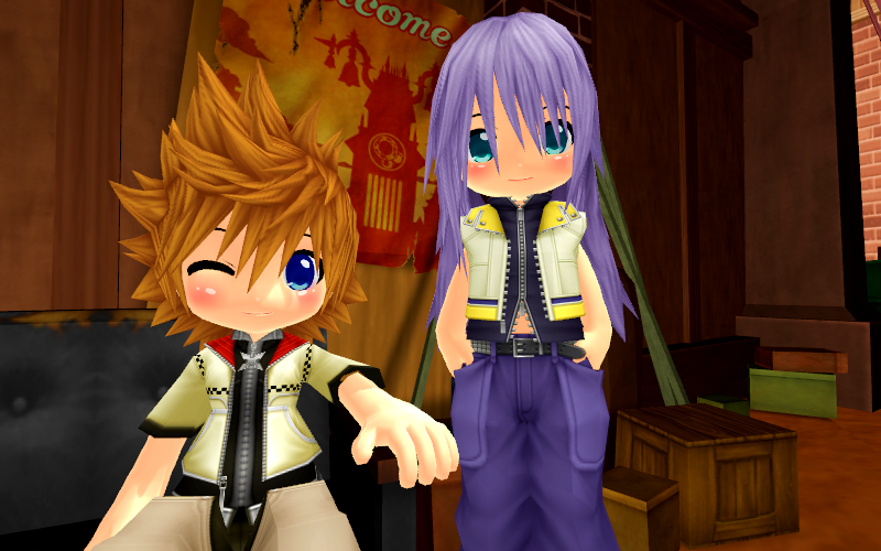 Chibi Roxas and Riku DL by MadameMidnightRose on DeviantArt