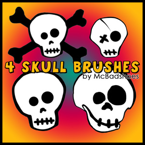 Skulls by mcbadshoes