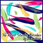 Paint Stroke Brushes by mcbadshoes