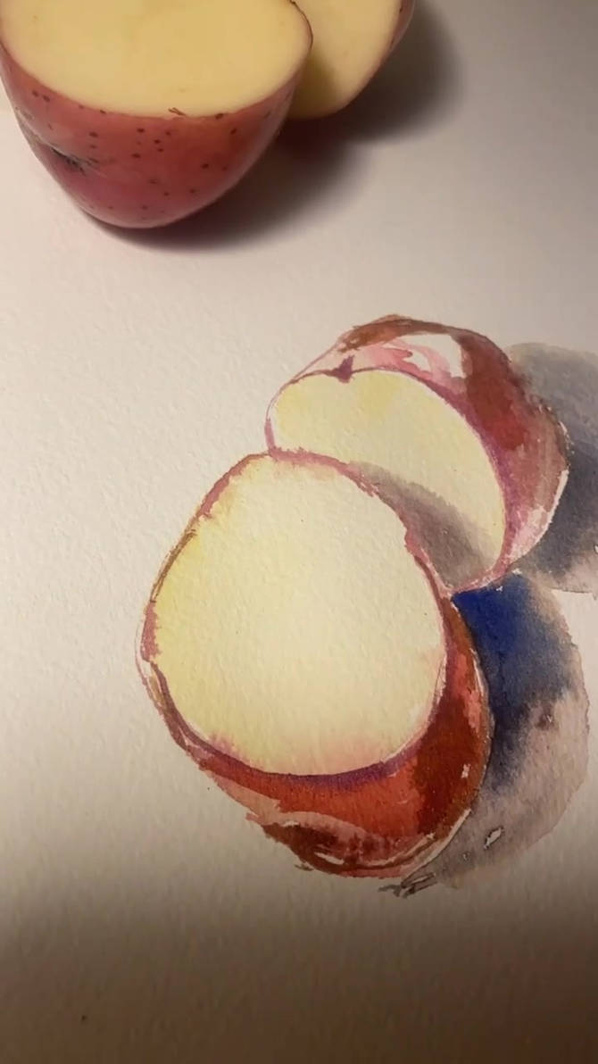 potato painting plus process explained by TommyPopStudio on DeviantArt