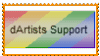 dArtists-Support Stamp 1 by dArtistSupportDonate