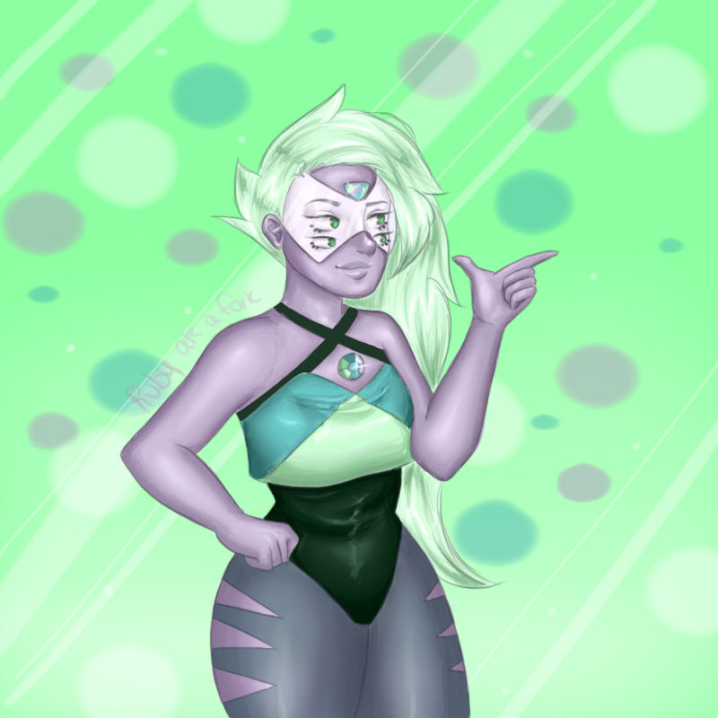 Steven Universe Amethyst and Peridot fusion by CeccaRawr on DeviantArt