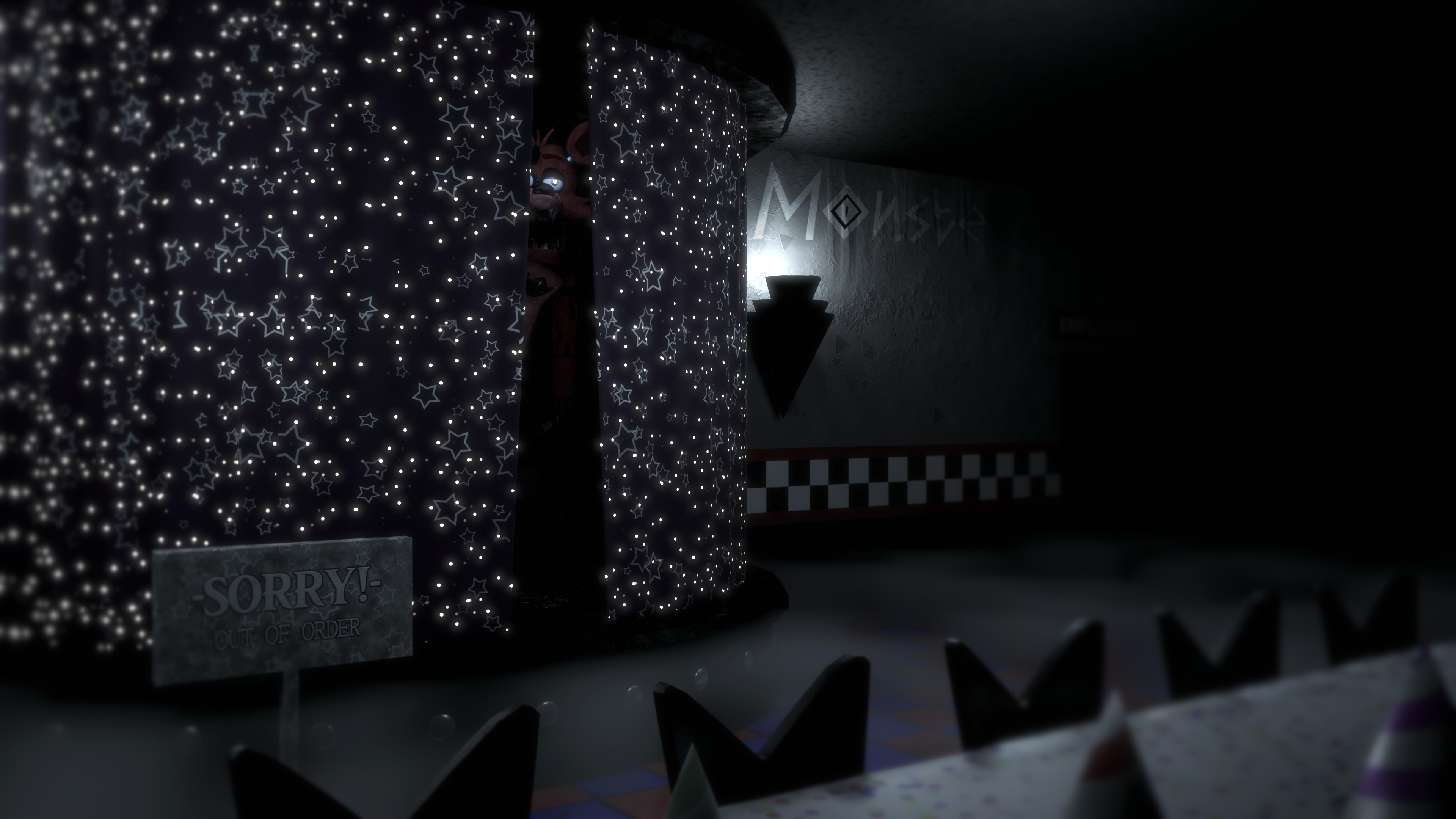 BunnySprite on X: Fnaf 1 map #fnaf #fnaf1