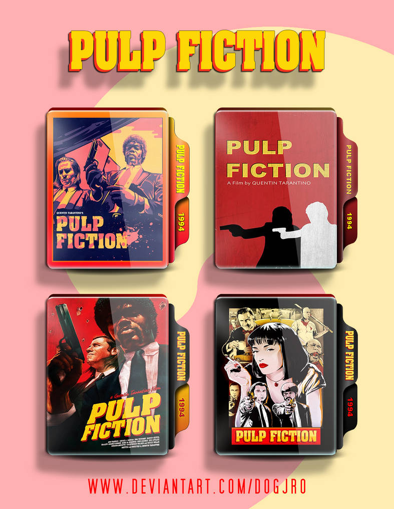 1994 Pulp Fiction - foldericons pack (7zip) by DOGJRO on DeviantArt