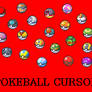 Pokeballs Cursor Set