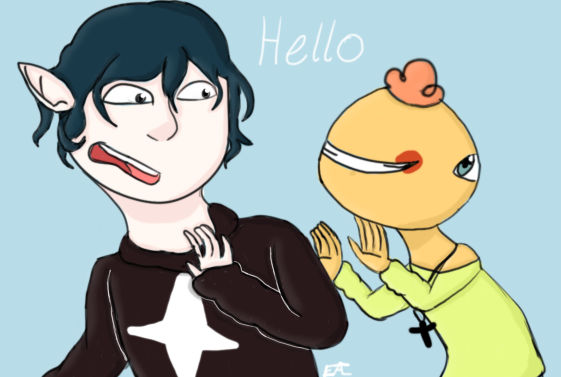 Hello by drawingsnake on DeviantArt