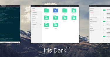 Iris Dark Gtk Theme: v1.10