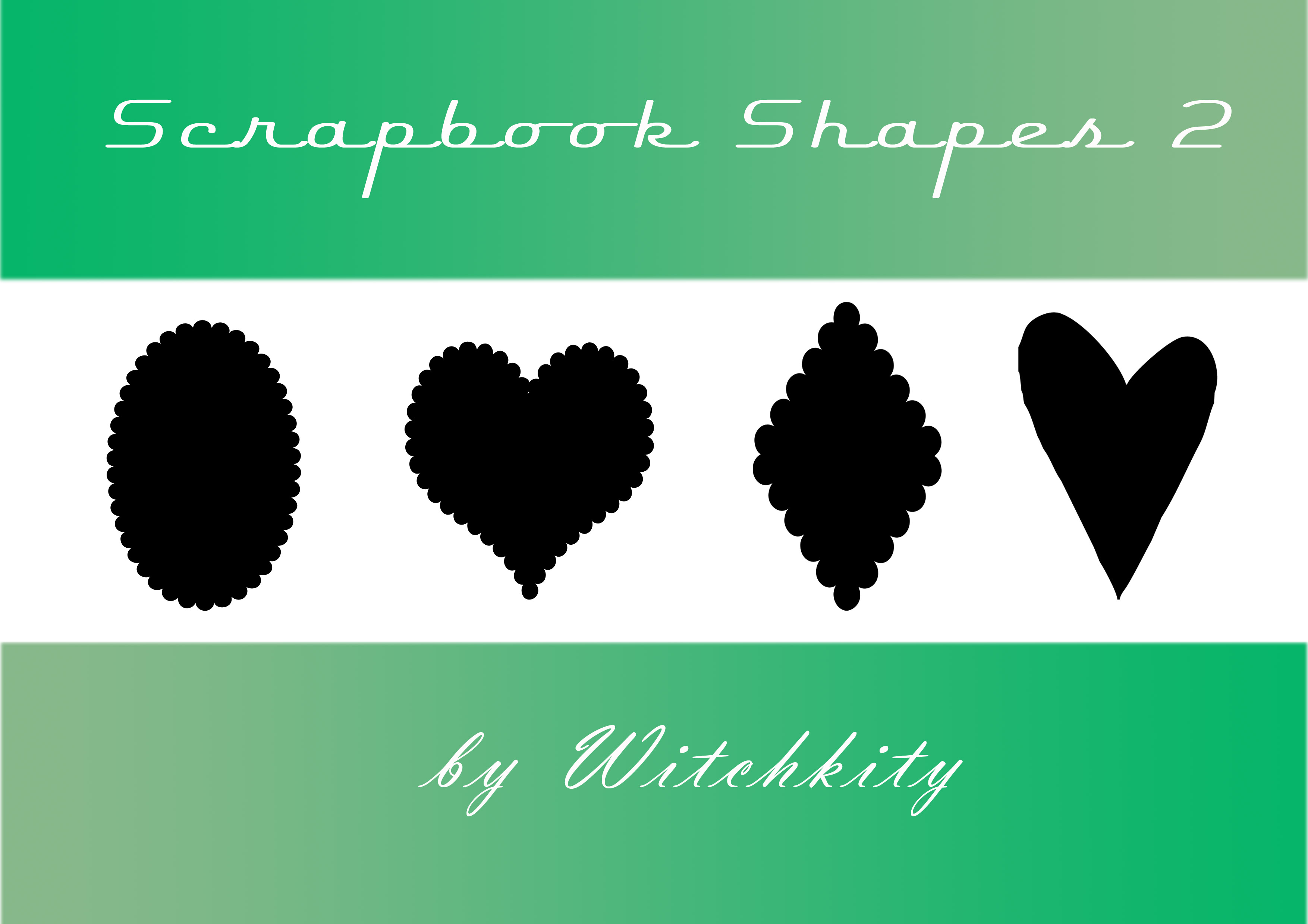 Scrapbook shapes 2 by Willowkins on DeviantArt
