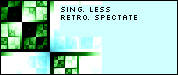 sing. less retro. spectate