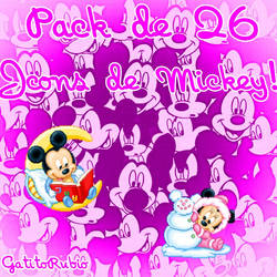 Pack de 26 icons de mickey