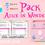 Pack Alice in Wonderland (: