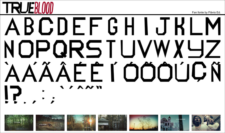 True Blood Fan Font by RamaelK