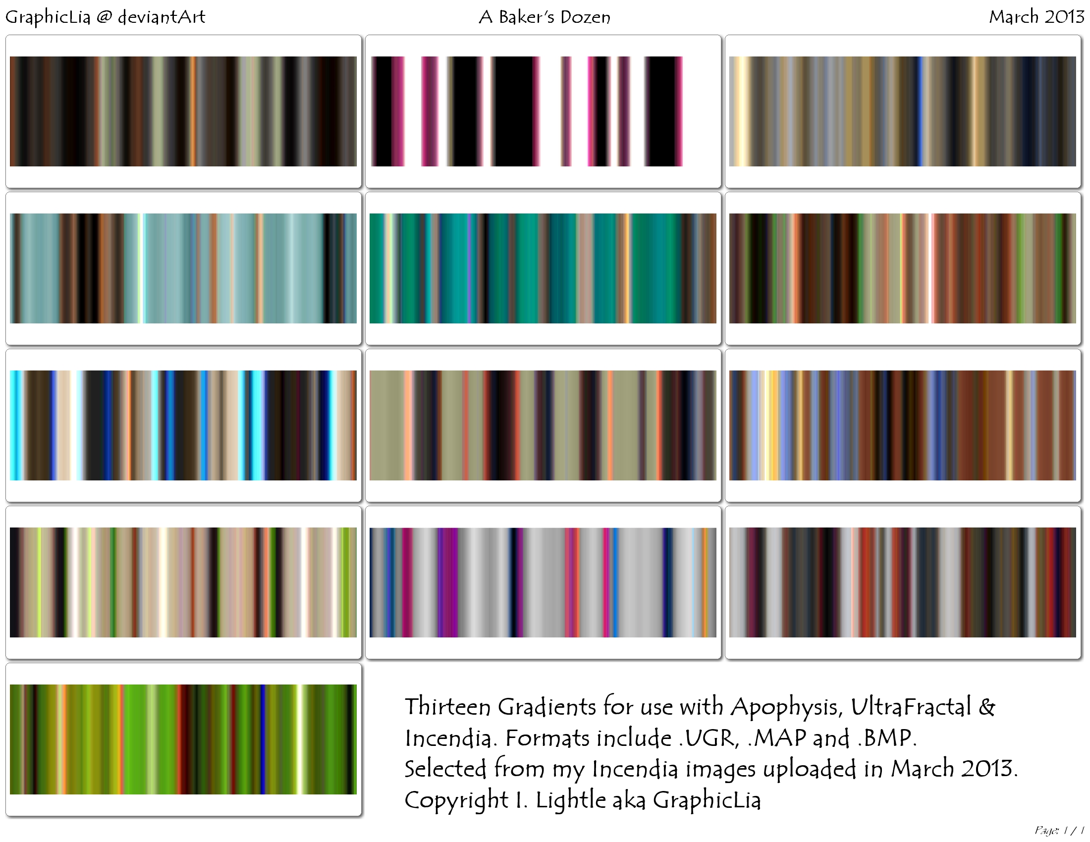 Bakers Dozen Gradient Pack