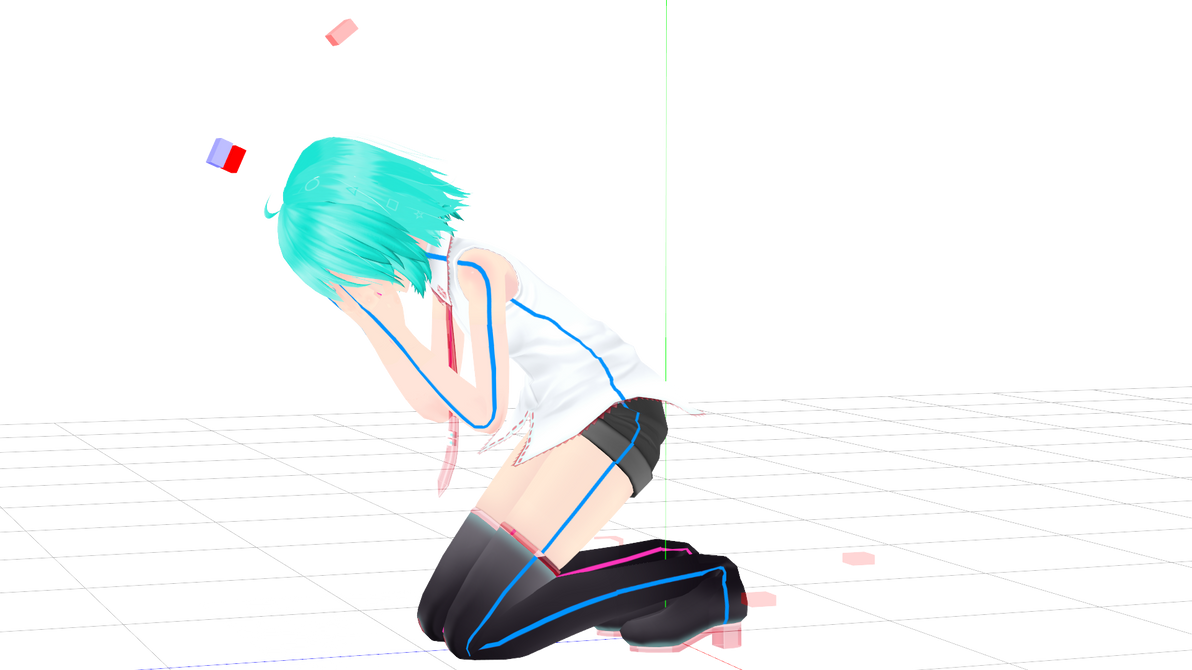 Crying Pose by MMDMeruthesuccubus on DeviantArt