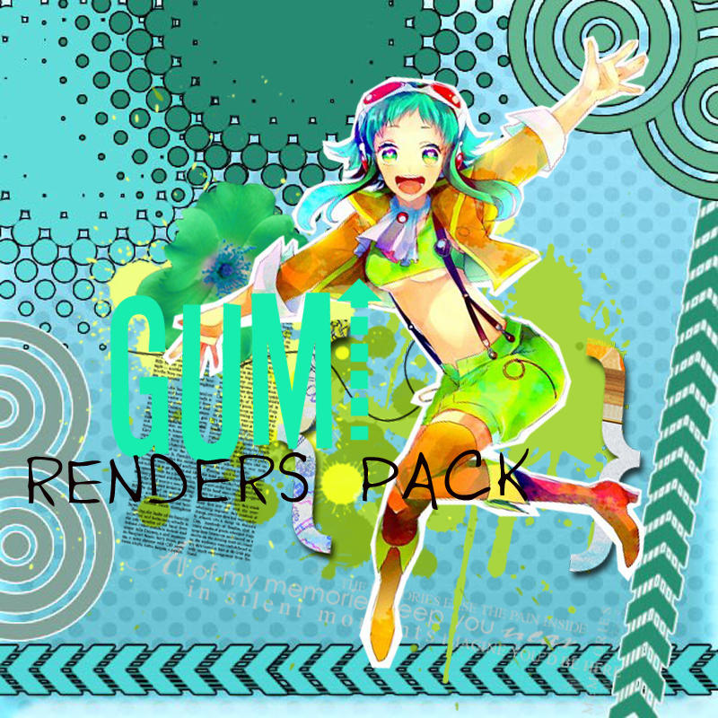 Gumi Megpoid Render Pack by RinChanVoca02 on DeviantArt