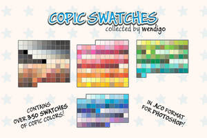 COPIC swatches for PS - Collected by Wendigo