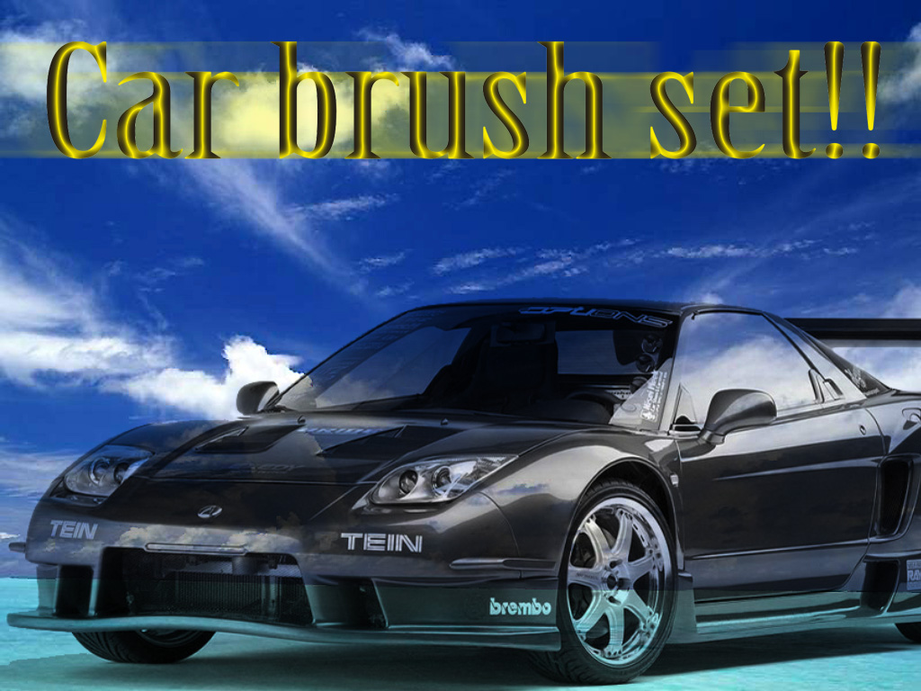 Cars brush set