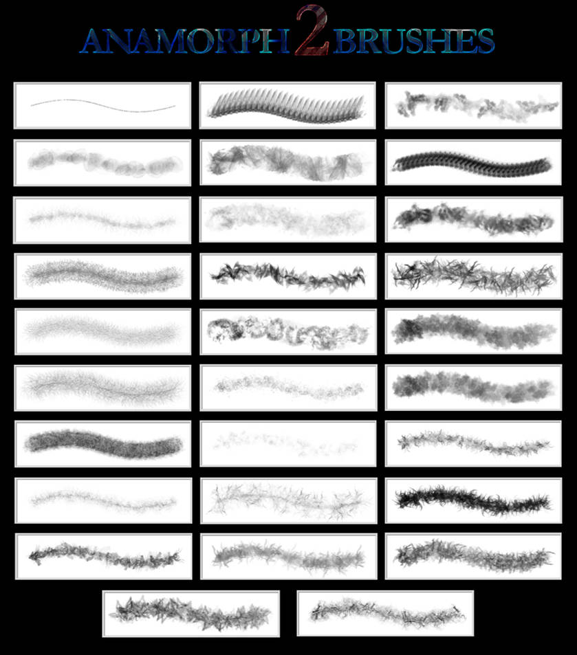 Anamorph Card Anamorph Brushes2 by Ronnan on DeviantArt