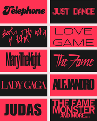 Lady Gaga Fonts