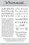 Custom Typeface: Whimsical by SaraChristensen