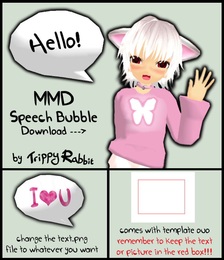 MMD Speech Bubble DL