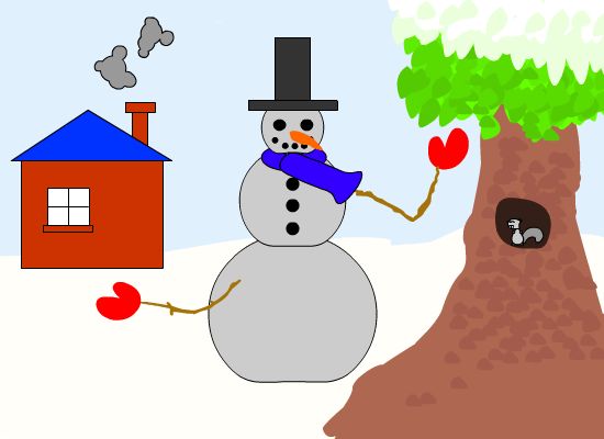 Melting Snowman Flash