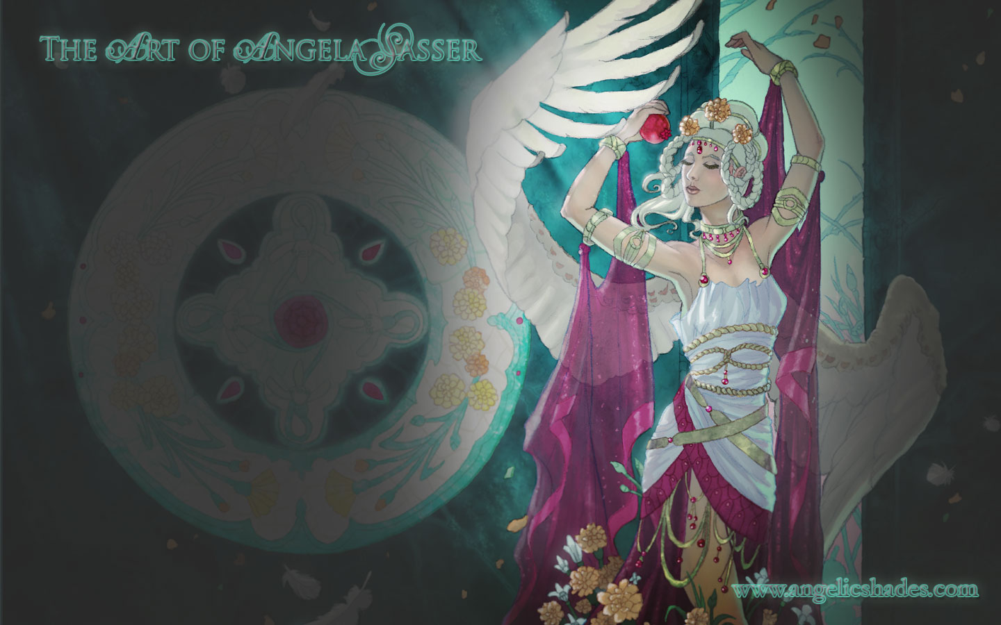 Angel of January Wallpaper