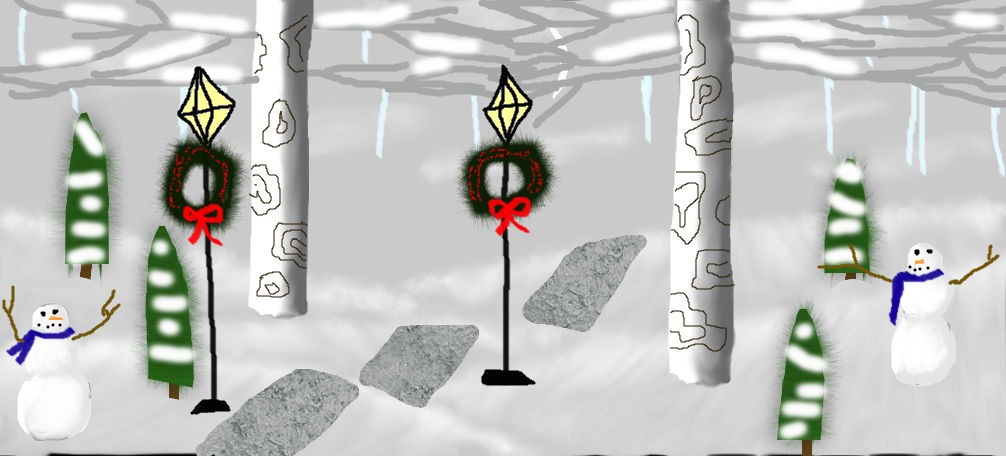 Winter scene by HuntressofArtemis192 on DeviantArt