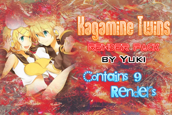 Kagamine Twins Render Pack by YukiChiiNyan