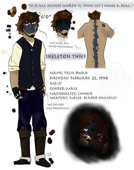 Skeleton Thief Ref Sheet (REALLY OUT DATED)