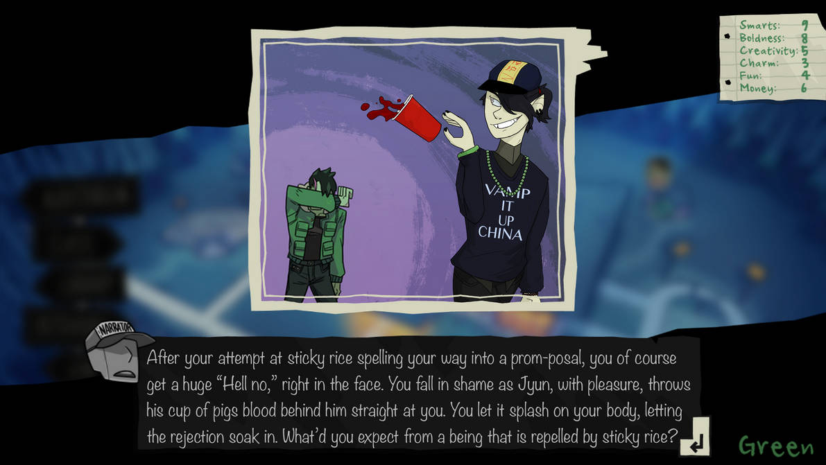 |Monster Prom OC| Fake rejection by SaikoSaiLent on DeviantArt