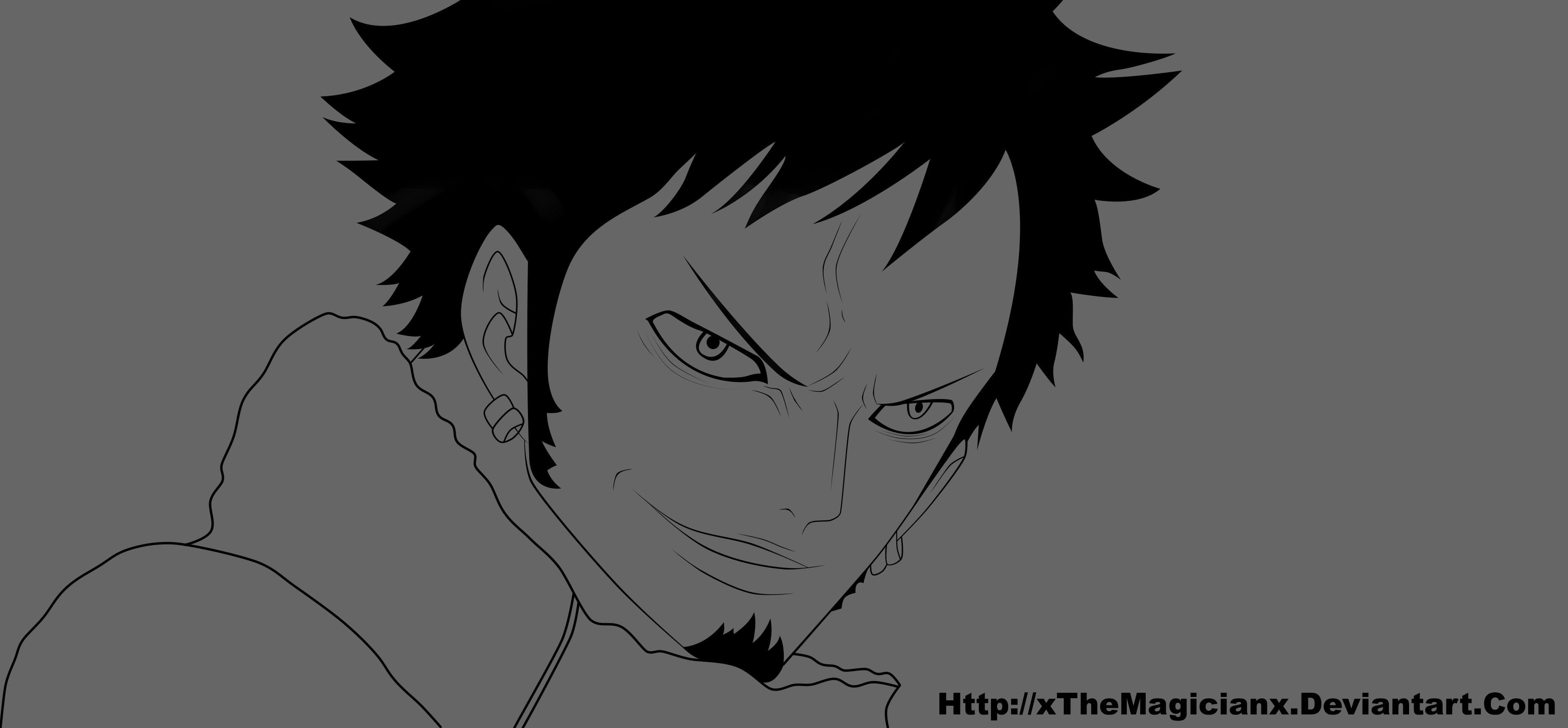One Piece Law 6 Lineart Psd By Xthemagicianx On Deviantart