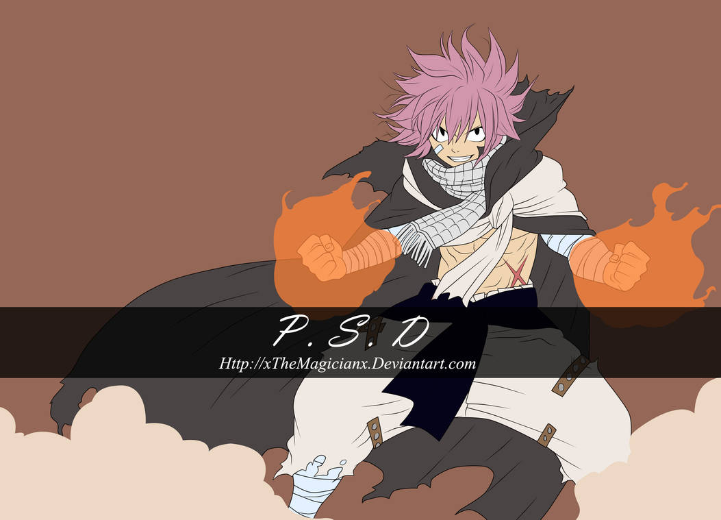 Fairy tail 418 - Natsu Dragneel (one year later) by xTheMagicianx on