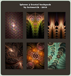 Iphone3 fractal backpack