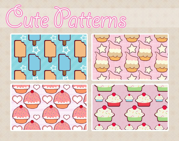 cute patterns by koshadesing on deviantart