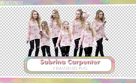 Sabrina Carpenter renders pack PNG