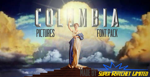 Columbia Pictures Official Font Pack