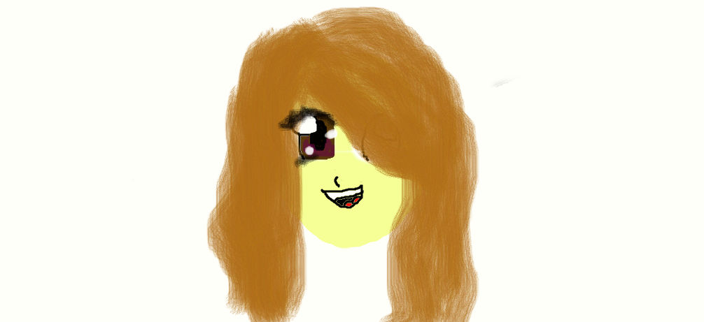 My first computer drawing + A self portrait. by Pikagirl4444 on DeviantArt