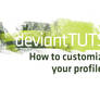 How to customize your profile