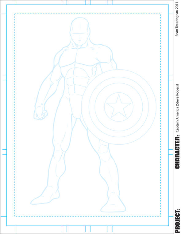 Captain America Template by stourangeau on DeviantArt