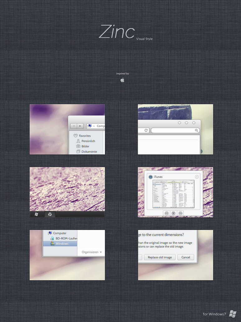 mac style taskbar for windows 7