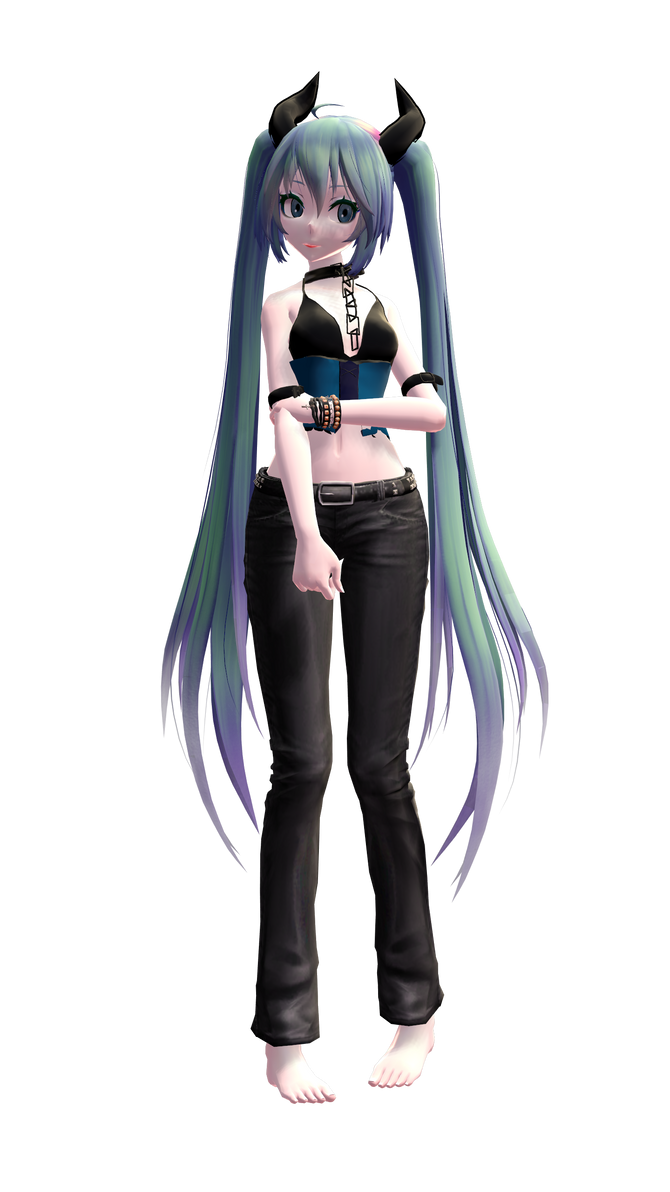 [MMD] Demon Miku TDA DL by AykaraRin on DeviantArt