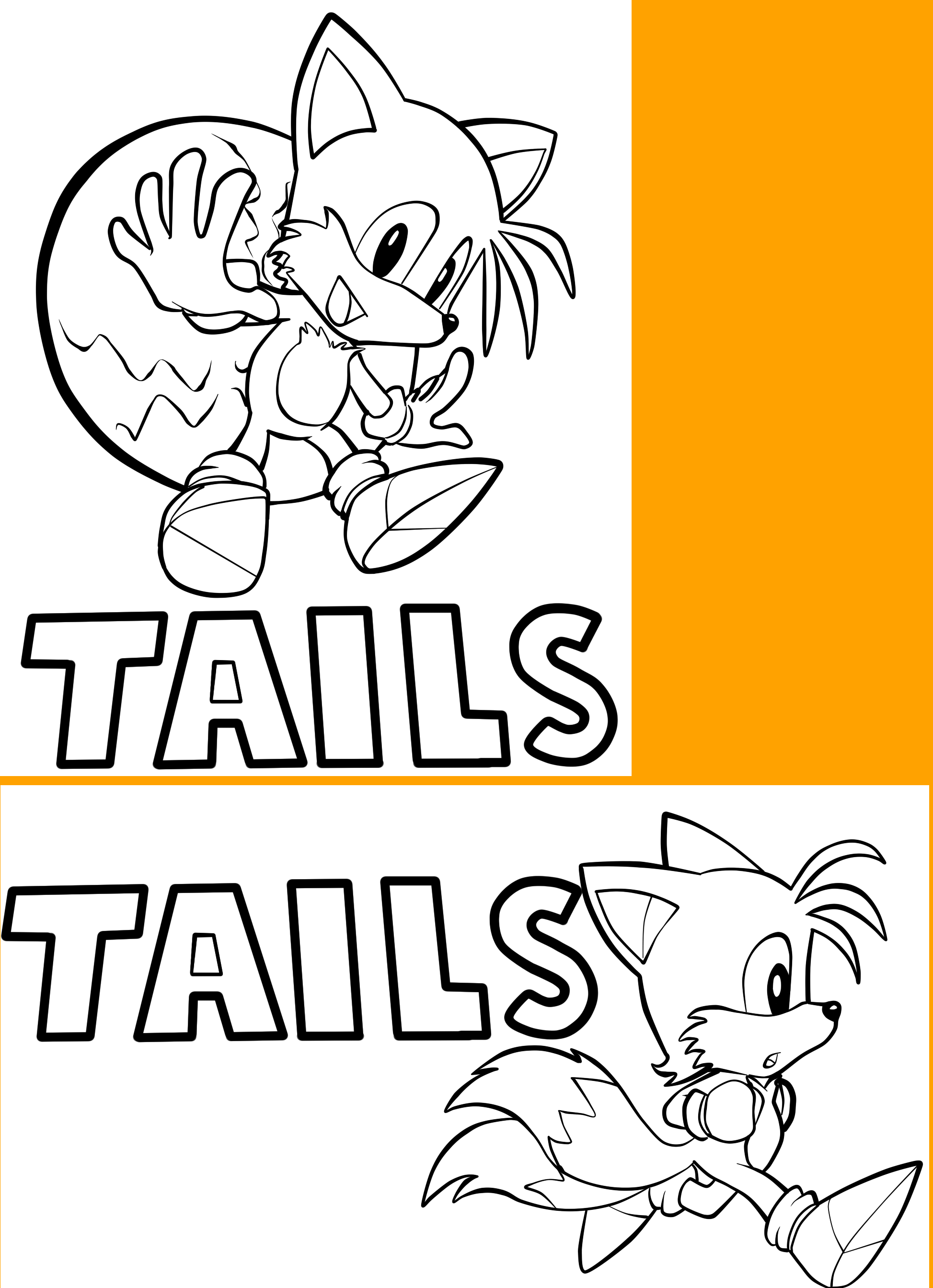 Premium AI Image  Sonic the hedgehog coloring pages